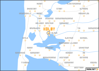 map of Kolby