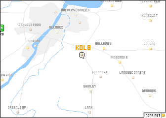 map of Kolb