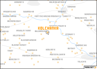 map of Kolchanka