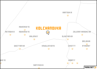 map of Kolchanovka