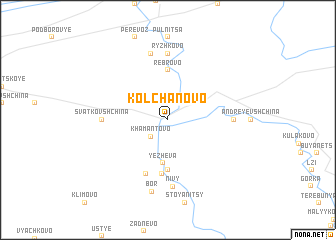 map of Kolchanovo