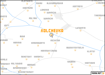 map of Kolchevka