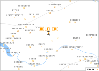 map of Kolchevo