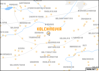 map of Kolchinëvka