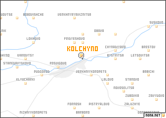 map of Kolʼchyno