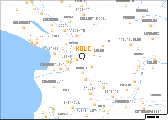 map of Kolç