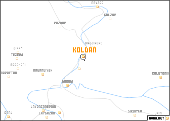 map of Koldān