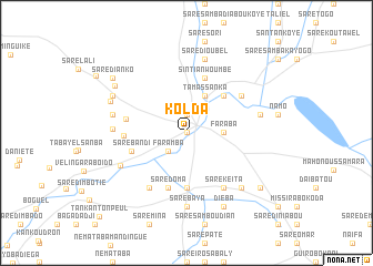 map of Kolda