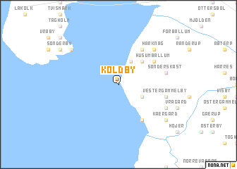 map of Koldby