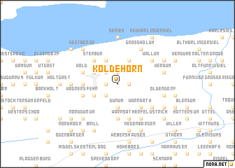 map of Koldehörn