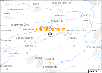 map of Koldrasinskiy