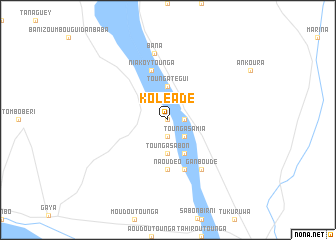 map of Koleadé