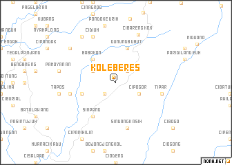 map of Koleberes