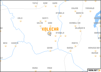 map of Kolecha
