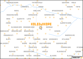 map of Kolédjikopé