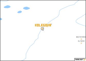 map of Kolegova