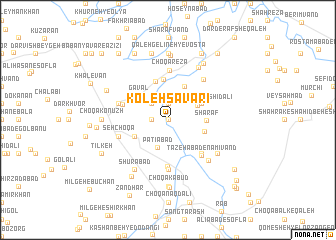 map of Koleh Savārī