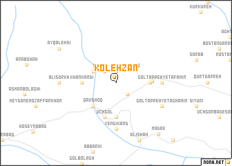 map of Kolehzān