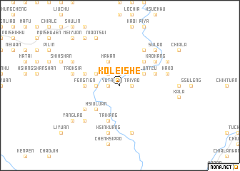 map of Ko-lei-she