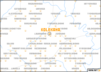 map of Kolékaha
