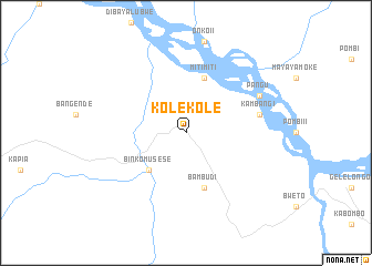 map of Kole-Kole