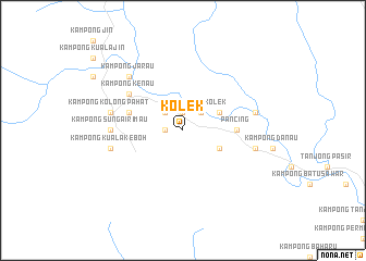 map of Kolek