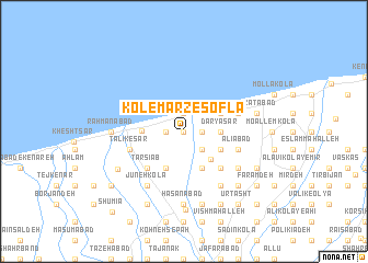 map of Kolemarz-e Soflá