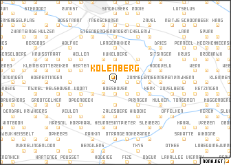 map of Kolenberg