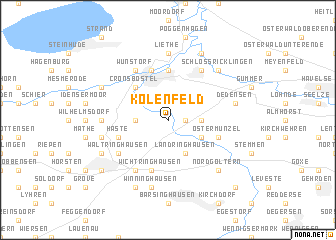 map of Kolenfeld