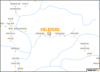 map of Kolengou