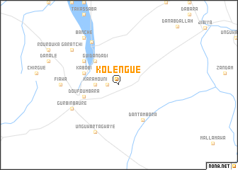 map of Kolèngué