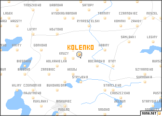 map of Kolenko