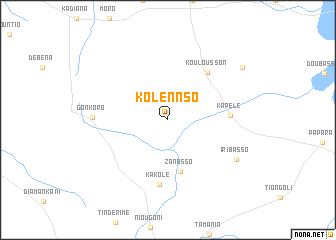 map of Kolennso