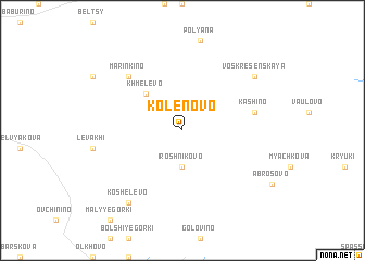 map of Kolenovo