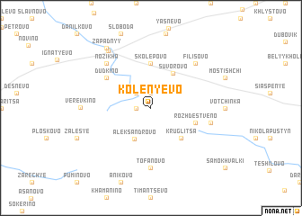 map of Kolen\