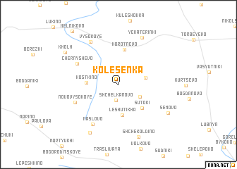 map of Kolesenka