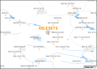 map of Kolesets