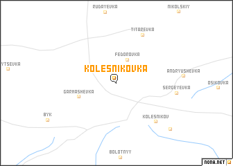 map of Kolesnikovka