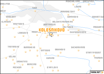 map of Kolesnikovo
