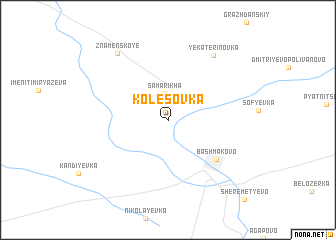 map of Kolesovka