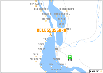 map of Kolessossoro