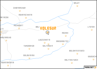 map of Kolesur