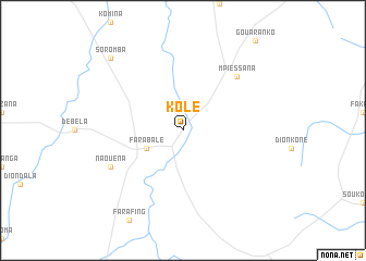 map of Kolé