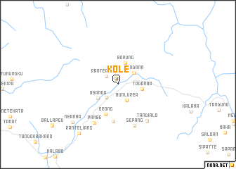 map of Kole