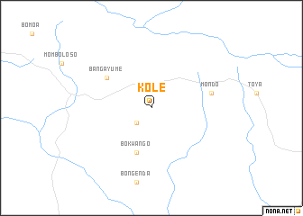 map of Kole