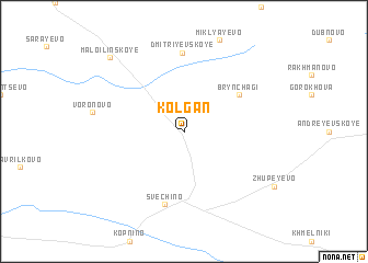 map of Kolgan