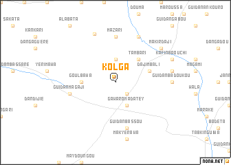 map of Kolga
