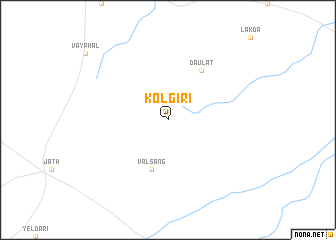 map of Kolgiri