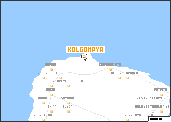 map of Kolgompya