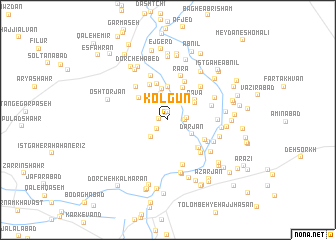 map of Kolgūn